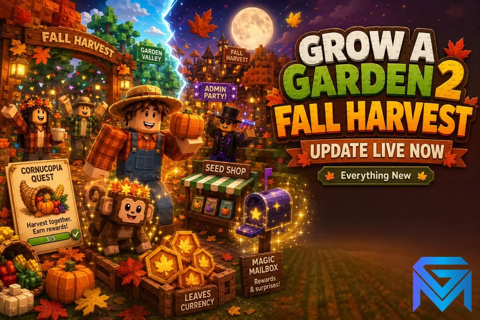 Grow a Garden 2 Fall Harvest Update: Everything New (Live Now) | GameMarket.gg