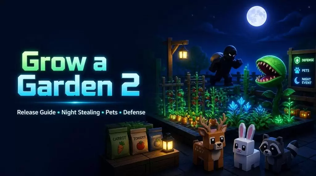 Grow a Garden 2 Guide: Stealing, Pets, Guilds, and Best Day-One Strategy
